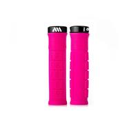 Poignée VTT AMS Rise Haut de Gamme Confortable antidérapante Lock-on Micro-Diamond Trail Enduro, Rose