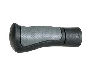 Poignee VTT/VTC herrmans Grip Ergo Noir/Gris 120mm (pr)