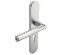 Vachette Poignée de porte à code CODE HANDLE - Main gauche - 35-80 mm - Carré 7 mm - Piles fournies