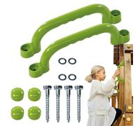 Poignées à main de sécurité pour, poignées de cadre d'escalade - Grips réutilisables des cabanes dans les arbres | Ensemble de 2 accessoires de terrain de jeu sans glissement, des barres de poignée p