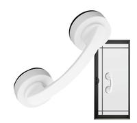 Poignées À Ventouse Pour Douche | Poignée Coulissante Pour Porte - Main Courante Murale Amovible Sans Perçage Aide-Traction Prise Puissante pour Miroir, Meuble Salle de Bain et Tiroir Cuisine