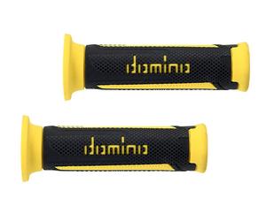 POIGNÉES A350 UNIVERSAL ANTHRACITE / JAUNE TURISMO DOMINO