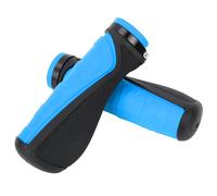 PoignéEs AntidéRapantes Pour Guidon De VéLo, Verrouillage Sur Les PoignéEs De Guidon De VéLo De Montagne (Bleu Et Noir)