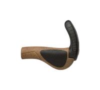 Poignees avec bar end ergon gp3 biokork pour rohloff nexus marron noir