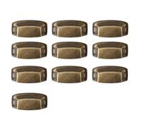 Poignées carrées antiques en forme de cauris pour tiroirs de meubles, look traditionnel et manipulation ergonomique avec poignée polyvalente de montage simple