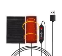 Poignées chauffantes - 14,5 x 9,5 cm Heated Motorcycle Grips | Wraps Handlebar Wraps, USB - Powered Handlebar Wraps, Lightweight 3 Temperature Fast Heating Covers For Biking, Touring, Commuting, Night