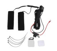 Poignées chauffantes confortables à réglage rapide de la température, housse étanche pour moto et quad par temps froid.