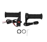 Poignées chauffantes électriques universelles à température réglable de 22 mm avec voltmètre pour moto tout-terrain