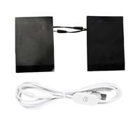 Poignées chauffantes pour moto - Chauffe-mains en cuir réglable à 3 niveaux, housses de guidon électrique | Poignées chauffantes confortables pour l'hiver par temps froid, scooter, moto tout-terrain