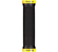 Reverse Components Classic Lock-on Ø29 Mm Grips Noir 130 mm Black / Yellow