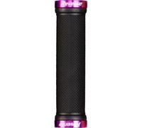 Reverse Components Classic Lock-on Ø29 Mm Grips Noir 130 mm Black / Purple