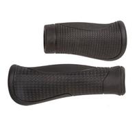 M-Wave Poignée de vélo Cloud Base 2 – Ergonomique Adulte Unisexe Noir 130/95 mm