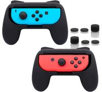 Poignées Compatible Avec Nintendo Switch&oled, Kit De Poignée Résistant À L'usure Compatible Avec Joy Cons, Pack De 2 (Noir)
