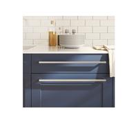 vidaXL Poignées d'armoire 20 pcs argenté 480 mm acier inoxydable