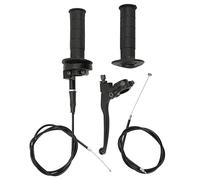 Poignées d'accélérateur, kit de poignée d'embrayage d'accélérateur Installation Facile Alliage d'aluminium à Application Large pour vélo de saleté 50cc 90cc 110cc 125c 4 Temps