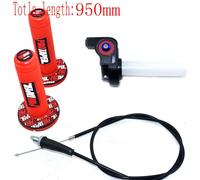 Poignées D'accélérateur Pour Moto, Avec Réglage De Rotation Rapide 1/4mm, Câble D'accélérateur Pour Guidon Conique Professionnel, Pièces De Motocross