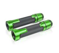 Poignées D'accélérateur Universelles en Caoutchouc Antidérapantes pour Guidon De Moto, Scooter, Quad, Cruiser, Tout-Terrain, 22 Mm(Green)