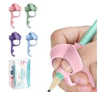 Poignées D'aide À L'écriture - Lot De 4 Poignées À Crayons En Silicone | Aides À La Correction De Posture Pour Les Enfantss D'âge Préscolaire, Les Enfantss, Les Adultes Et Les Élèves Ayant Des