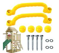 Poignées D'aire De Jeux -25x7,5 Cm Poignées De Sécurité Antidérapantes Pour Aire De Jeux, Barres Renforcées Résistantes Aux Intempéries | Fournitures Réutilisables Pour L'escalade Des Terrains De