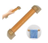 Poignées d'Appui en Bois pour Douche et Salle de Bain - Support pour Personnes Âgées et Désactivées en Plein Air