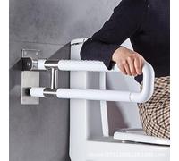 Poignées d'appui pour salle de bain, poignée de toilette pour personnes âgées, barres de toilette antidérapantes en acier inoxydable pour et avec handicap, pour aides à la douche pour personnes âgées