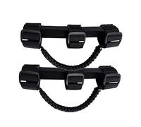 Poignées d'appui pour UTV et ATV, poignées pour cages de 3,8 à 5,1 cm pour polaris/Kawasaki/Honda/Yamaha, paracorde, noir