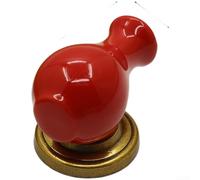 Poignées d'armoire colorées pour bouteille de vin - Poignées de tiroir vintage en céramique avec vernis fait à la main - Boutons décoratifs pour cuisine, armoire, porte de meuble TV, vis réglables