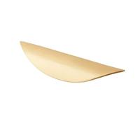 Poignées d'armoire en cuivre or, boutons de tiroir, poignées de cuisine noires, poignées de porte de placard, demi-lune, poignée de meuble, quincaillerie de porte, 1 pièce(Gold 64mm)