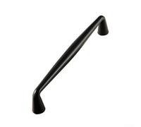 Poignées d'armoire en métal en alliage de zinc massif avec une distance de centre à centre de 12,7 cm pour des besoins de remplacement uniformes (2 x 128 noirs)