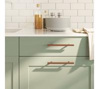 vidaXL Poignées d'armoire 20 pcs noir 480 mm acier inoxydable