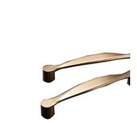 Poignées d'armoire, Poignées de placard solides en alliage zinc doré, poignées garde-robe, tiroir, porte cuisine for portes chambre à coucher, et tiroirs(Hole Distance 128mm/Golden,30pcs)