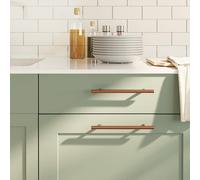 vidaXL Poignées d'armoire 10 pcs bronze 320 mm acier inoxydable