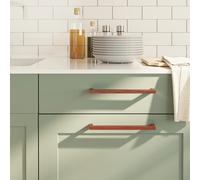 vidaXL Poignées d'armoire 20 pcs bronze 480 mm acier inoxydable