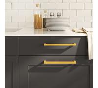 Poignées d'Armoire Porte Tiroir Placard Buffet Casier Acier Inoxydable vidaXL