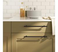 Poignées d'Armoire Porte Tiroir Placard Buffet Casier Acier Inoxydable vidaXL