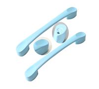 Poignées d'armoires 2 Packs Cabinet Pulls Aluminium Alloy Cupboard Handles Room pulls Drawer Knobs Colourful,Kitchen Door Levers for Bathroom,Closet,Wardrobe,Dresser(Blue,128mm)