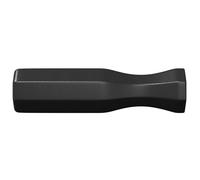 Poignées de baby-foot - vidaXL - Lot de 10 - Noir - 3,1 x 3,1 x 17,8 cm - Plastique durable - Utilisation en intérieur