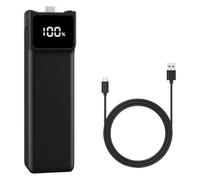 Poignées de batterie portables pour appareil photo avec chargement USB C rapide, stabilisation dynamique et extension de batterie ABS en temps réel