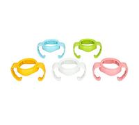 Poignées de Biberon à Col Large, Lot de 5 poignées de biberon faciles à prendre en main Poignée de Biberon de qualité Alimentaire PP pour Biberons à Large Bouche pour Enfants