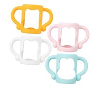 Poignées de Biberon en Silicone 4 Pièces pour Nourrisson