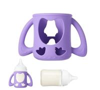 Poignées de biberon, porte-poignée confortable, poignées de biberon durables conçues pour une prise facile et confortable. Convient à diverses bouteilles, fournit une isolation thermique et aide les b