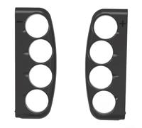 Poignées de boxe pour Switch 2 | Supports ergonomiques pour manette de jeu avec boucle de dragonne | ABS sécurisé pour couvertures Joy-Con pour jeux de boxe | Noir ou bleu orange (noir)