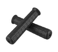 Poignées de brouette en caoutchouc robuste avec design antidérapant, pour remplacement de chariot de jardin, poignées de diable noires résistantes aux intempéries (114 x 14 mm)