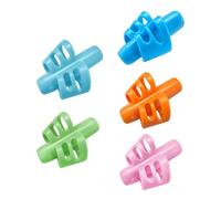Poignées de crayon - Poignées pour aides à l'écriture pour | Lot de 5 poignées de doigt de crayon pour , poignée creuse de stylo d'aération, outils de préhension d'aide à l'écriture