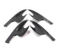 Poignées de extérieures voiture Pour Mazdaes Pour Demio DE 2008-2014 Conduite À Droite Trou Unique Double Poignée De Porte Intelligente Protection Décorative Anti-rayures(Blade Door Bowl Carbon Fiber)