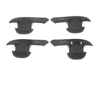 Poignées de extérieures voiture Pour Wigo Poignée De Porte Intelligente À Trou Unique Conduite À Droite Double Anti-rayures Modification Des Impacts Accessoires Protection(Blade Door Bowl Bright Black
