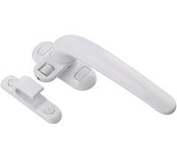 Poignées de fenêtre de remplacementPoignée de fenêtreSerrures de fenêtreSerrures de fenêtre Poignée de porte et de fenêtre Poignée de fenêtre en alliage d'aluminium noir et blanc Fenêtre battante (Cou
