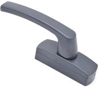 Poignées de fenêtre en PVC, Serrures de fenêtre, poignée de fenêtre, bouton d'entraînement de fenêtre en verre, armoire de salle de bain, balcon, quincaillerie domestique 66 mm xiaoyu (couleur : gris,