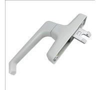 Poignées de fenêtre en PVC, Serrures de fenêtre, poignée de fenêtre, porte et intérieur de la poignée, poussée et traction, poignée rotative, pièces de quincaillerie, poignée de porte (couleur : blanc