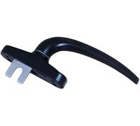 Poignées de fenêtre en PVC, Serrures de fenêtre, poignée de fenêtre, serrure en alliage d'aluminium, accessoires universels de porte et de fenêtre à rotation en ligne blanche/noire (couleur: blanc, ta